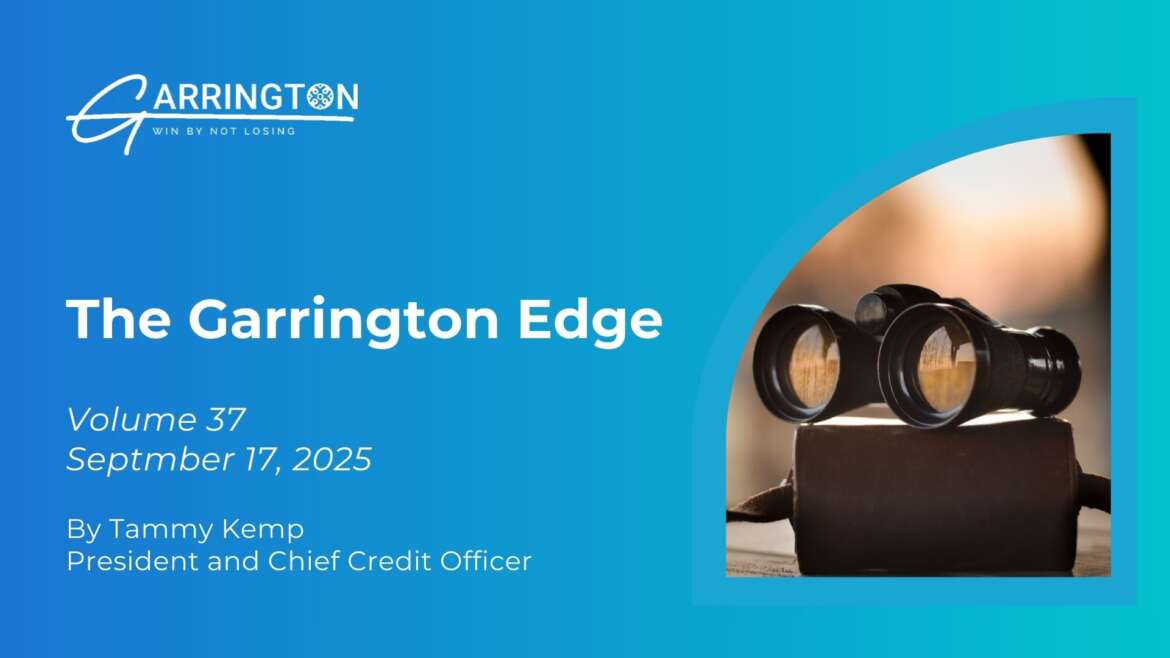 The Garrington Edge – Volume 37: What’s Beneath the Surface: A Closer Look at How We Lend