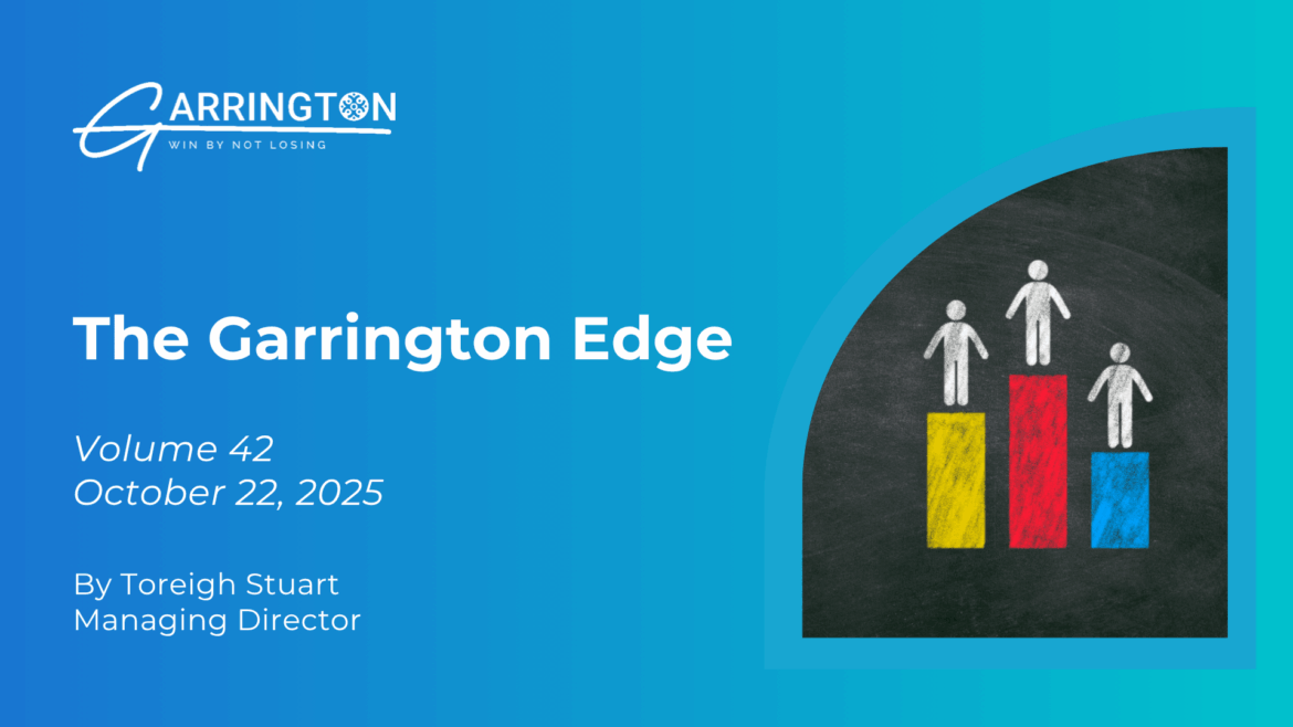 The Garrington Edge – Volume 42 : Staying Disciplined in a Competitive Market – Garrington’s Perspective on “The Battle for the Borrower”