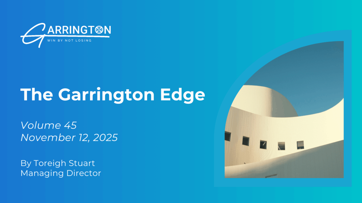 The Garrington Edge – Volume 45: The Architecture of Liquidity at Garrington